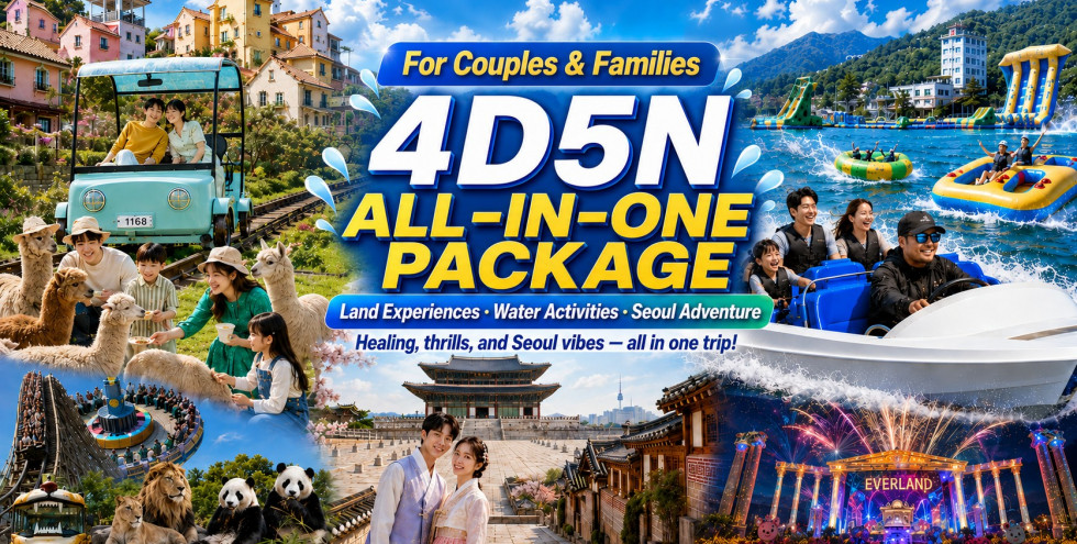 [5D4N] Nature Healing · Water Fun Activities · Seoul Adventure