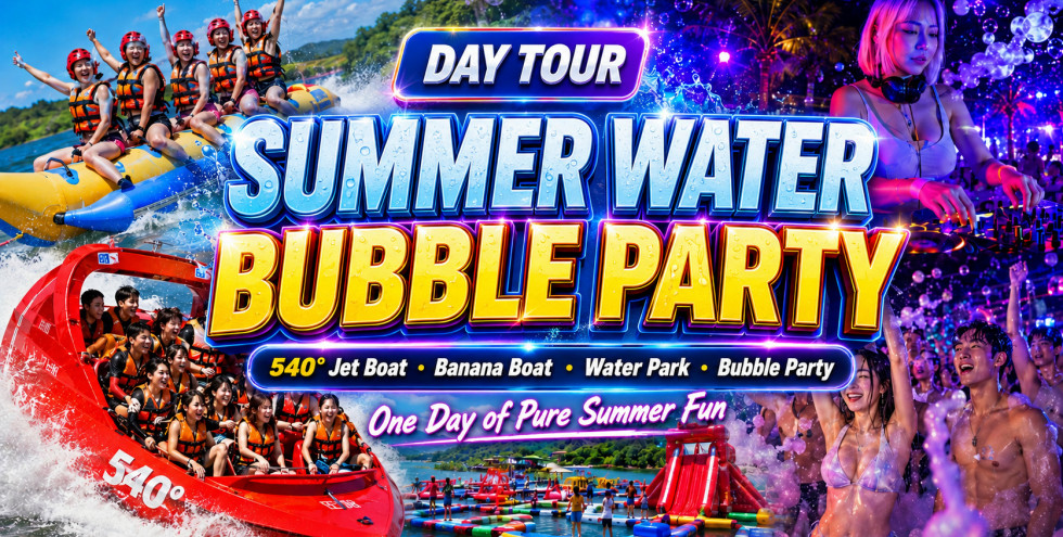 [Day Tour] Summer Activities All In One! [Includes Club Bubble Party]